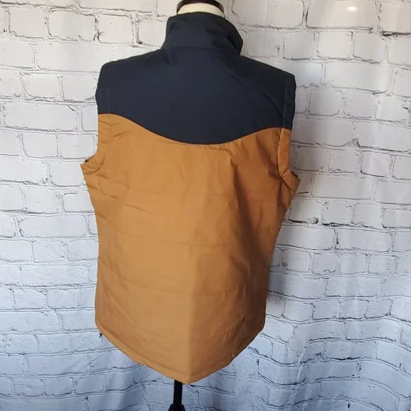 Cinch, ladies women's vest, work wear, size XL, brown canvas, concealed carry - Picture 2 of 11